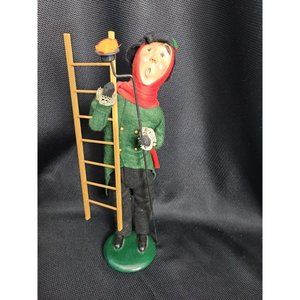Vintage Buyer's Choice 1995 The Carolers Lamplighter With Torch and Ladder